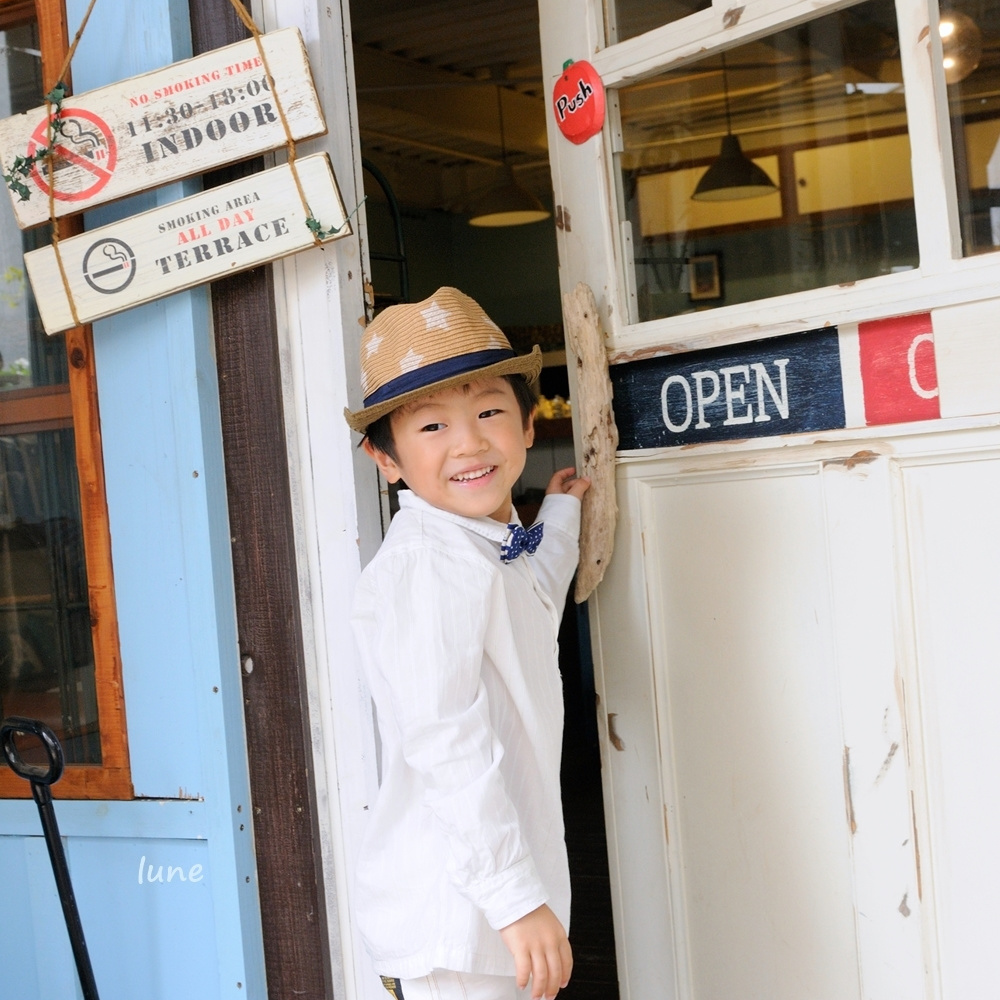 男の子夏の装い