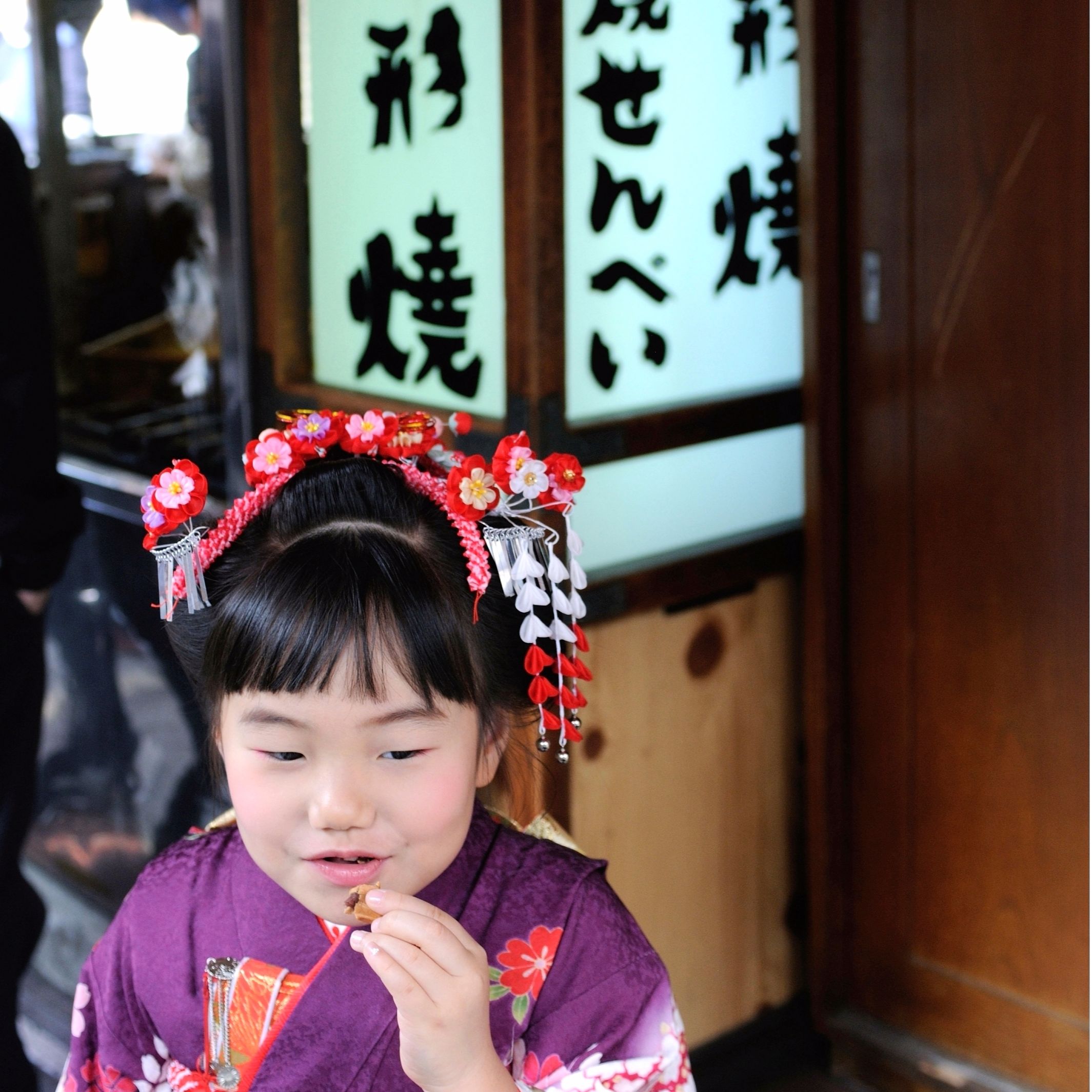 七五三7歳女の子　浅草